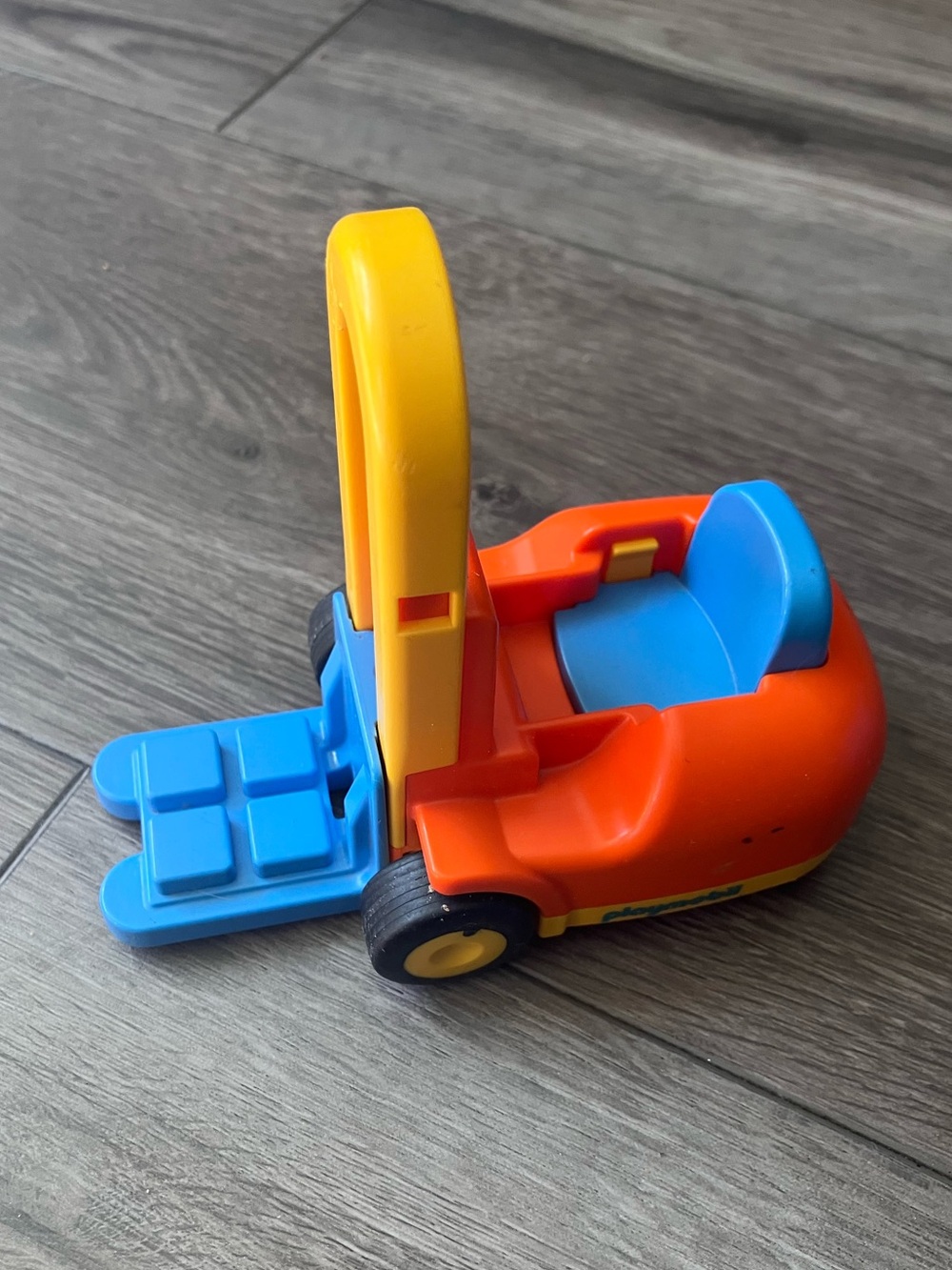 Playmobil 1.2.3 Forklift Toy Vehicle Replacement Piece 6959 Construction 2015
